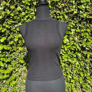Mock neck tank top